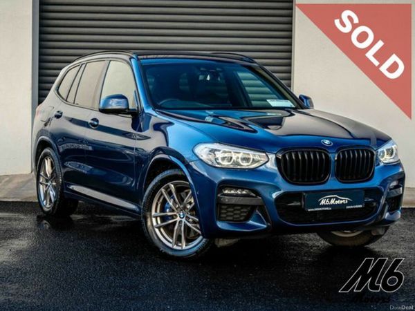 BMW X3 Estate, Petrol Hybrid, 2021, Blue