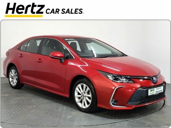 Toyota Corolla Saloon, Petrol Hybrid, 2023, Red