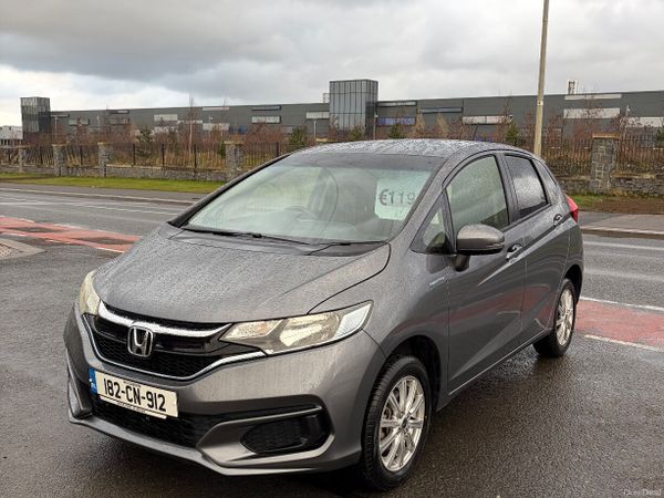 Honda Fit Hatchback, Petrol Hybrid, 2018, Grey