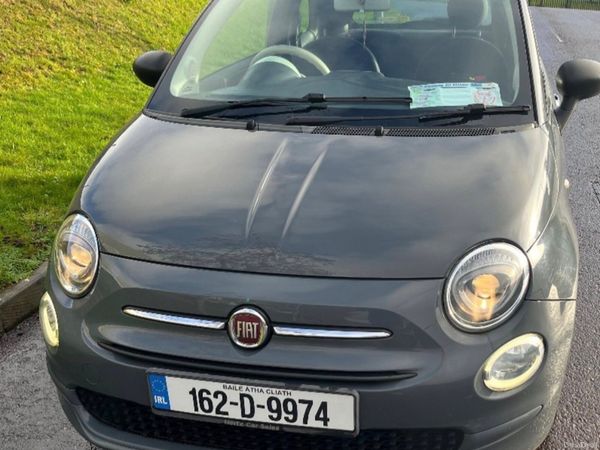 Fiat 500 Hatchback, Petrol, 2016, Grey