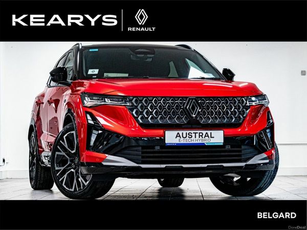 Renault Austral SUV, Petrol Hybrid, 2026, Red