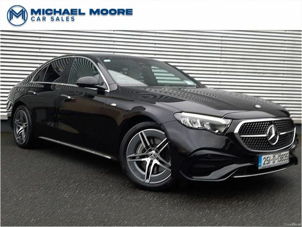 Mercedes-Benz E-Class Saloon, Diesel Plug-in Hybrid, 2025, Black