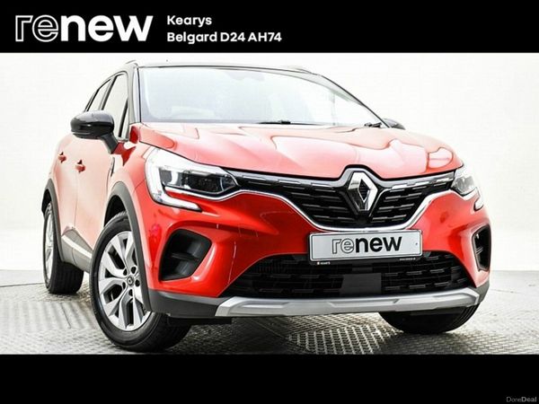Renault Captur Hatchback, Petrol Plug-in Hybrid, 2021, Red