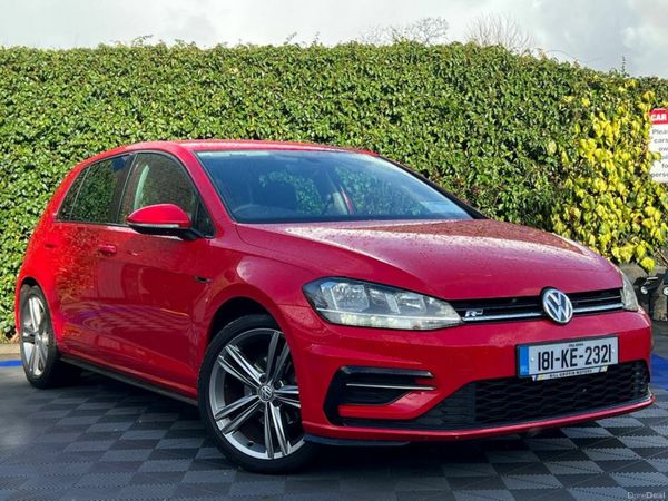 Volkswagen Golf Hatchback, Petrol, 2018, Red