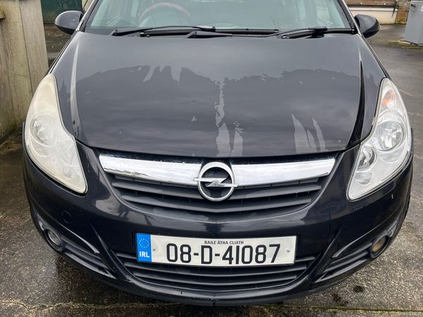 Opel Corsa Hatchback, Petrol, 2008, Black