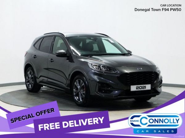 Ford Kuga SUV, Petrol Hybrid, 2021, Grey