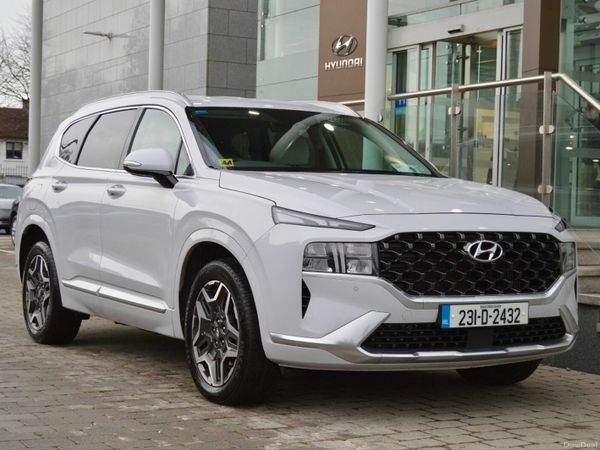 Hyundai Santa Fe SUV, Petrol Plug-in Hybrid, 2023, White