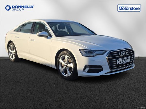 Audi A6 Saloon, Petrol, 2023, White