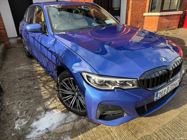BMW 3-Series Saloon, Petrol Plug-in Hybrid, 2020, Blue