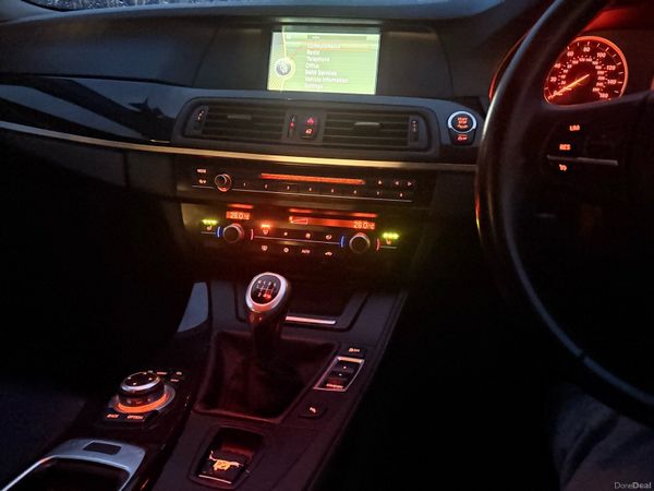 BMW 5-Series Saloon, Diesel, 2012, Black