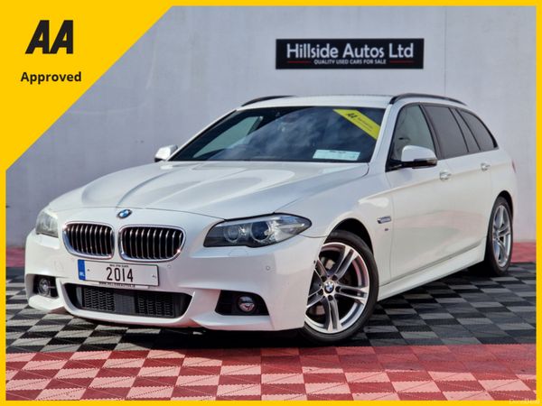 BMW 5-Series Estate, Diesel, 2015, White