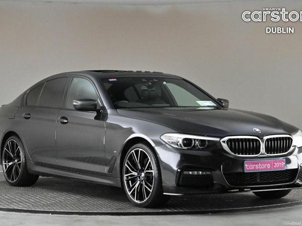 BMW 5-Series Saloon, Petrol Plug-in Hybrid, 2019, Grey