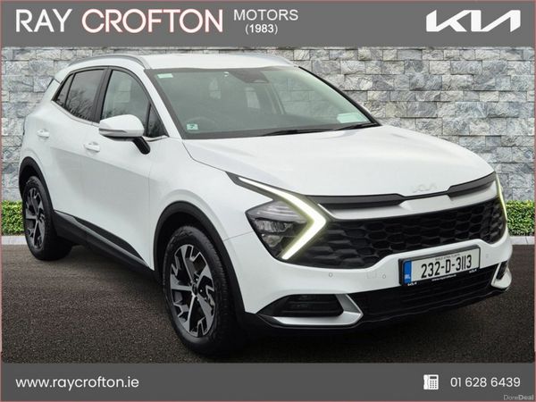 Kia Sportage SUV, Petrol Hybrid, 2023, White
