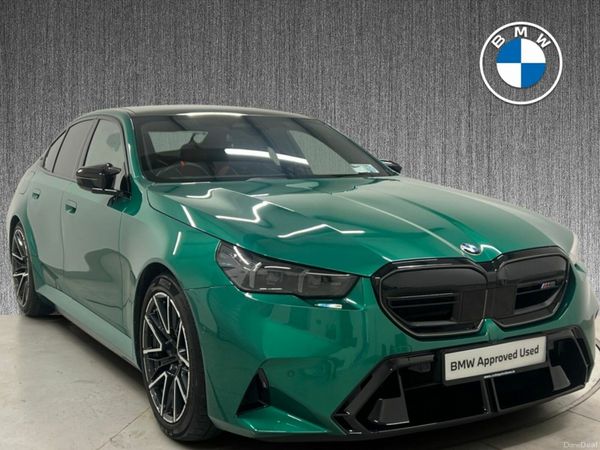 BMW M5 Saloon, Petrol Plug-in Hybrid, 2025, Green