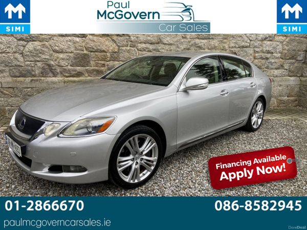 Lexus GS Saloon, Petrol Hybrid, 2008, Silver