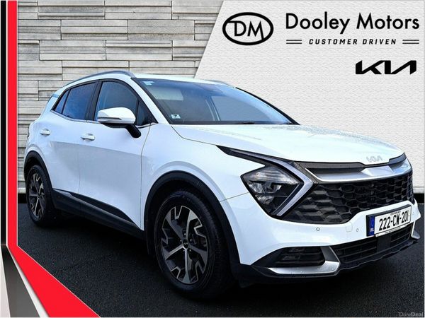 Kia Sportage SUV, Diesel Hybrid, 2022, White