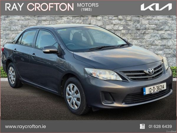 Toyota Corolla Saloon, Petrol, 2012, Grey