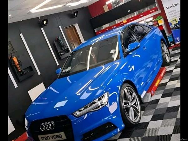 Audi A6 Saloon, Diesel, 2017, Blue