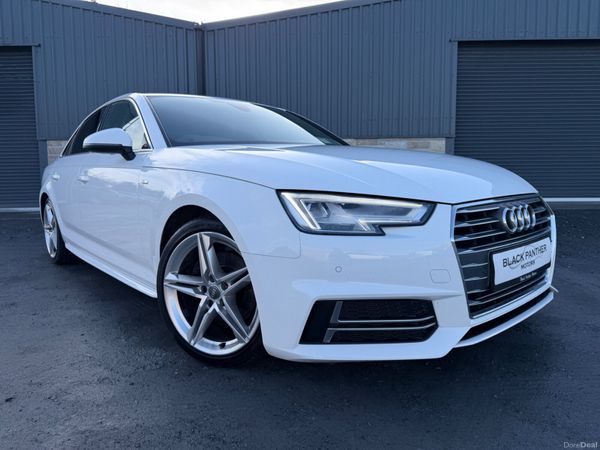 Audi A4 Saloon, Petrol, 2017, White