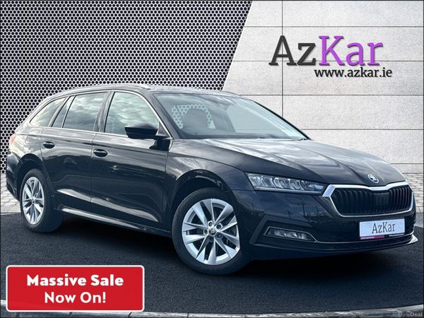 Skoda Octavia Estate, Petrol Plug-in Hybrid, 2023, Black
