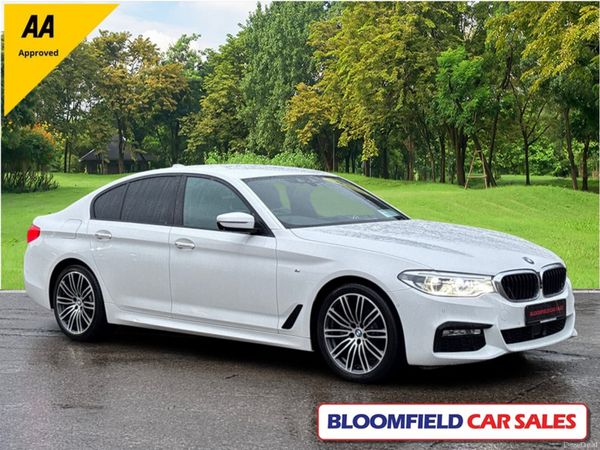 BMW 5-Series Saloon, Diesel, 2017, White