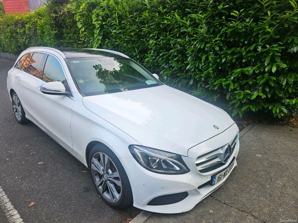 Mercedes-Benz C-Class Estate, Petrol Plug-in Hybrid, 2016, White