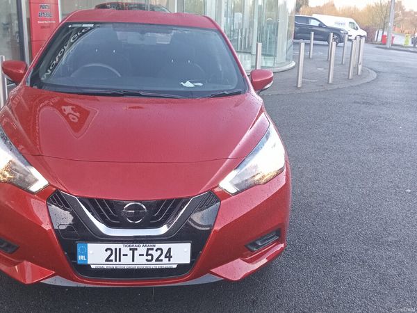 Nissan Micra Hatchback, Petrol, 2021, Red