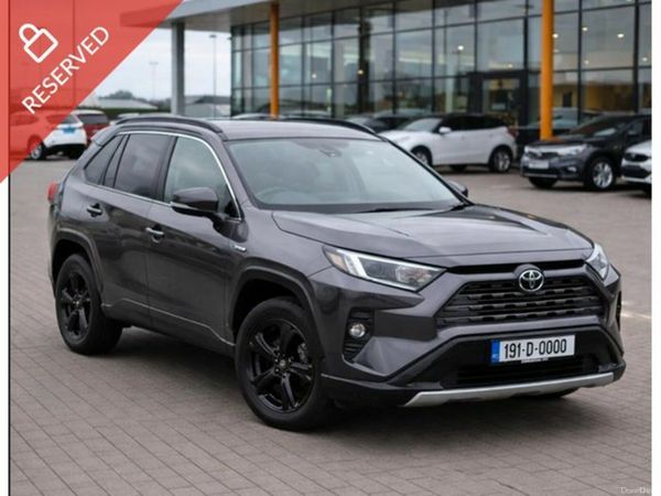 Toyota RAV4 Estate, Petrol Hybrid, 2019, Grey