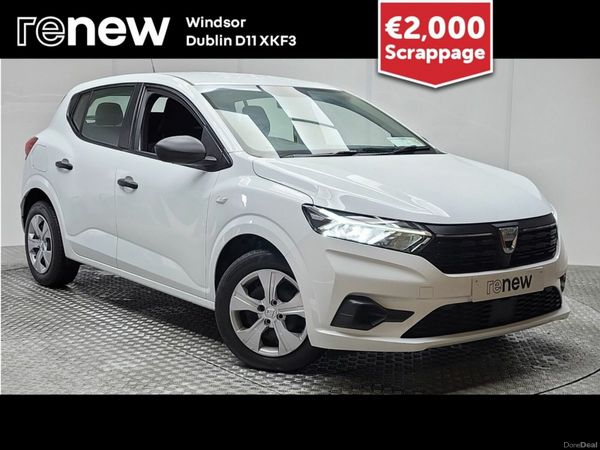 Dacia Sandero Hatchback, Petrol, 2021, White