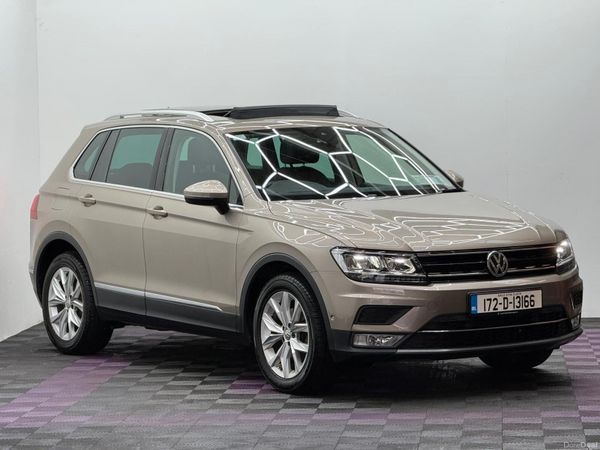 Volkswagen Tiguan SUV, Diesel, 2017, Yellow