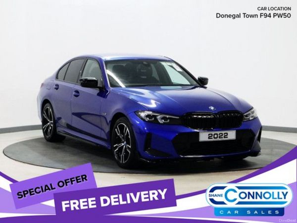 BMW 3-Series Saloon, Petrol Hybrid, 2022, Blue