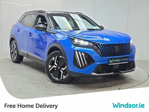 Peugeot 2008 SUV, Electric, 2024, Blue