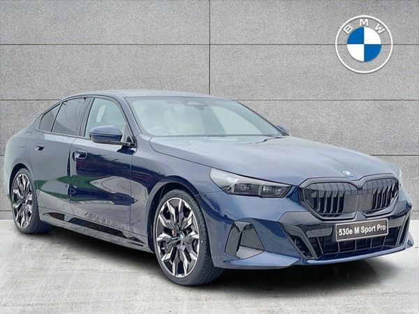 BMW 5-Series Saloon, Petrol Plug-in Hybrid, 2026, Blue