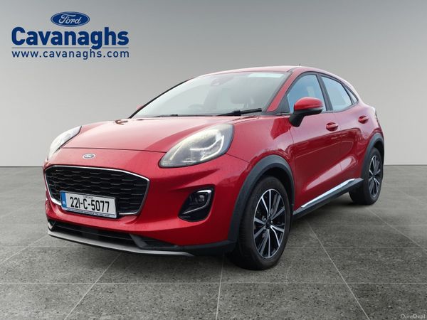 Ford Puma MPV, Petrol Hybrid, 2022, Red