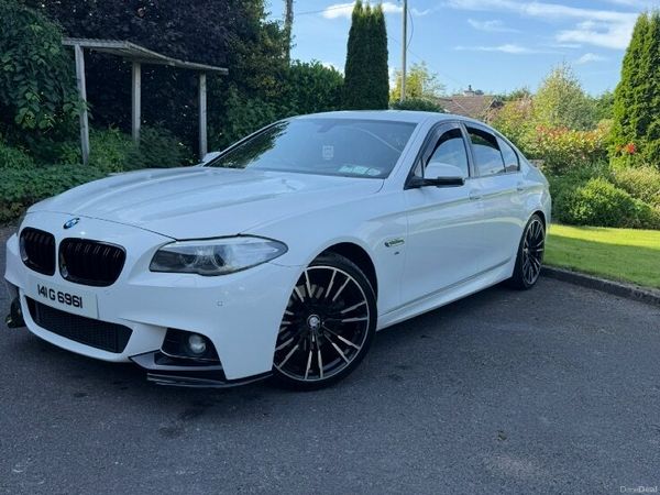 BMW 5-Series Saloon, Diesel, 2014, White