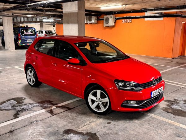Volkswagen Polo Hatchback, Petrol, 2016, Red