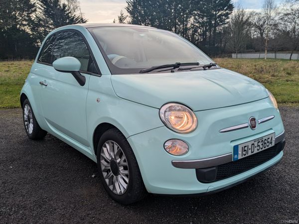 Fiat 500 Hatchback, Petrol, 2015, Green