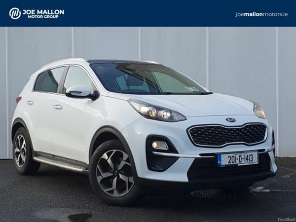 Kia Sportage SUV, Diesel Hybrid, 2020, White