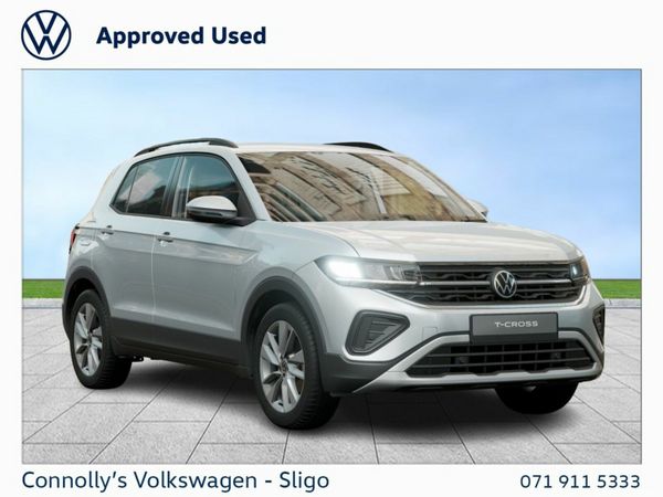 Volkswagen T-Cross SUV, Petrol, 2026, Silver