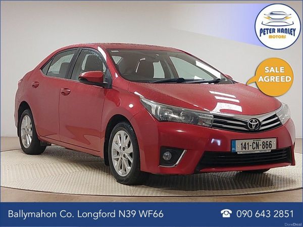 Toyota Corolla Saloon, Diesel, 2014, Red