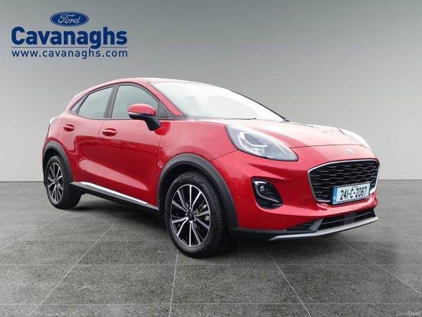Ford Puma MPV, Petrol Hybrid, 2024, Red