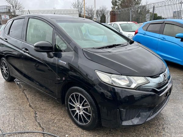 Honda Fit Hatchback, Petrol Hybrid, 2015, Black