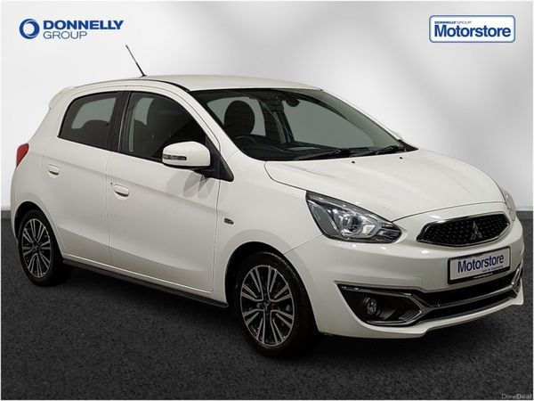 Mitsubishi Mirage Hatchback, Petrol, 2016, White