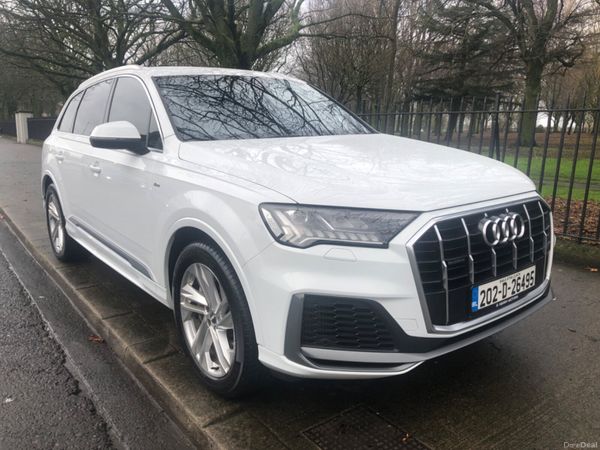 Audi Q7 SUV, Petrol Plug-in Hybrid, 2020, White