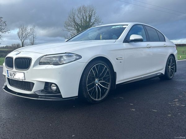 BMW 5-Series Saloon, Diesel, 2014, White