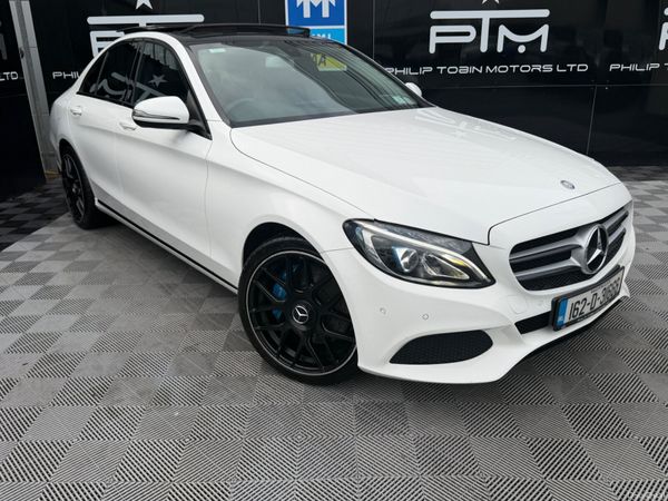 Mercedes-Benz C-Class Saloon, Petrol Plug-in Hybrid, 2016, White