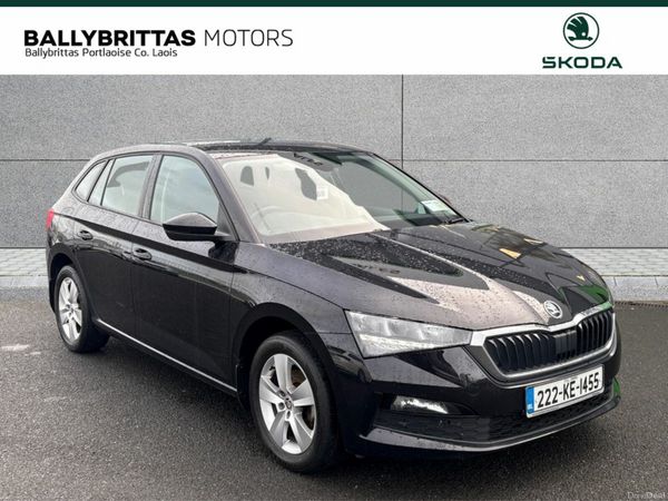 Skoda Scala Hatchback, Petrol, 2022, Black