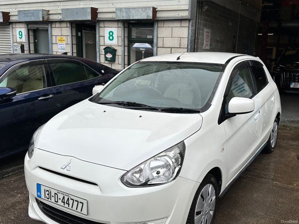 Mitsubishi Mirage Hatchback, Petrol, 2013, White
