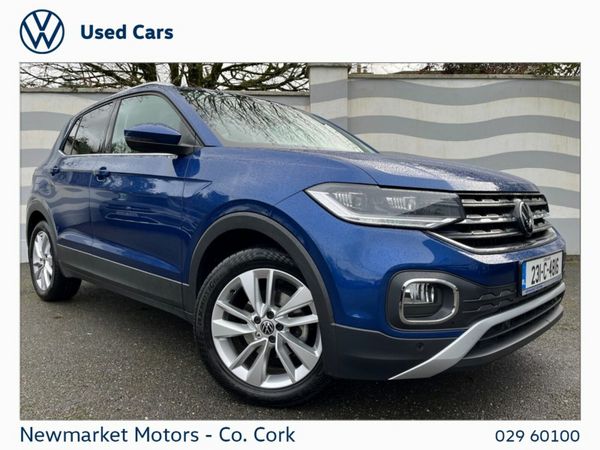 Volkswagen T-Cross SUV, Petrol, 2023, Blue