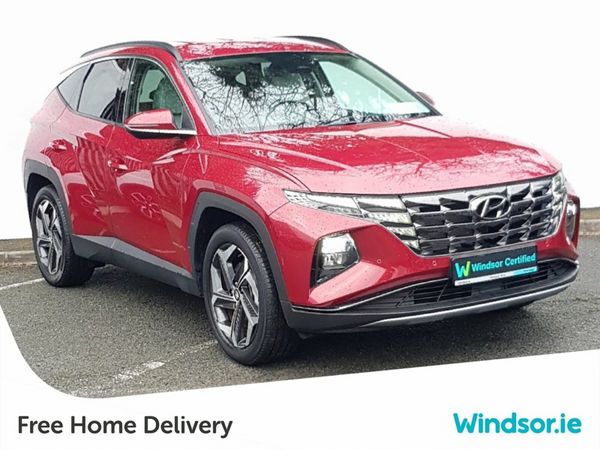 Hyundai Tucson SUV, Petrol Hybrid, 2023, Red